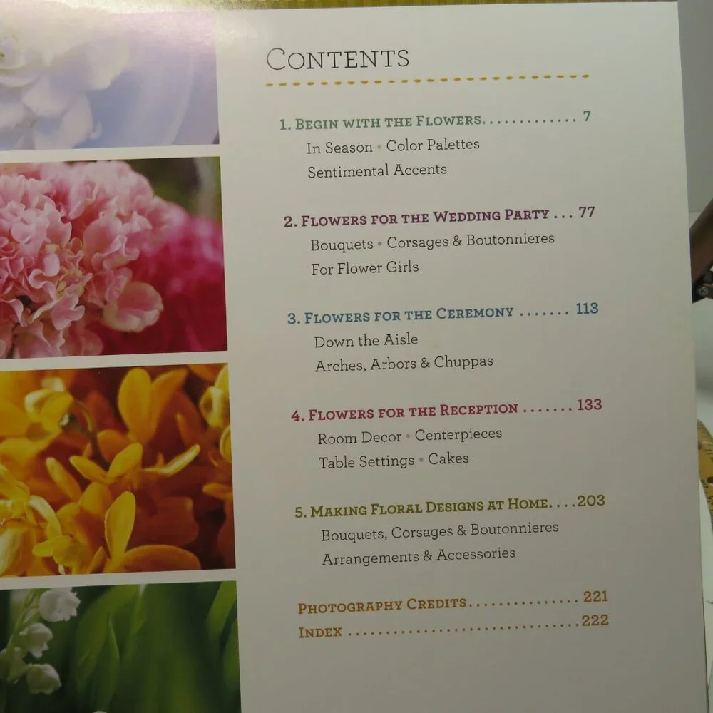 Beautiful Wedding Flowers VICTORIA hardback book